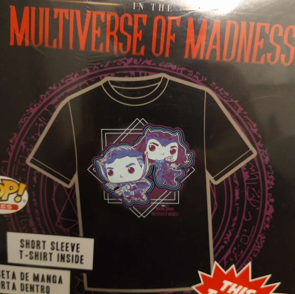 Doctor Strange in the Multiverse of Madness Adult Boxed Pop! T-Shirt XL - Picture 12 of 16